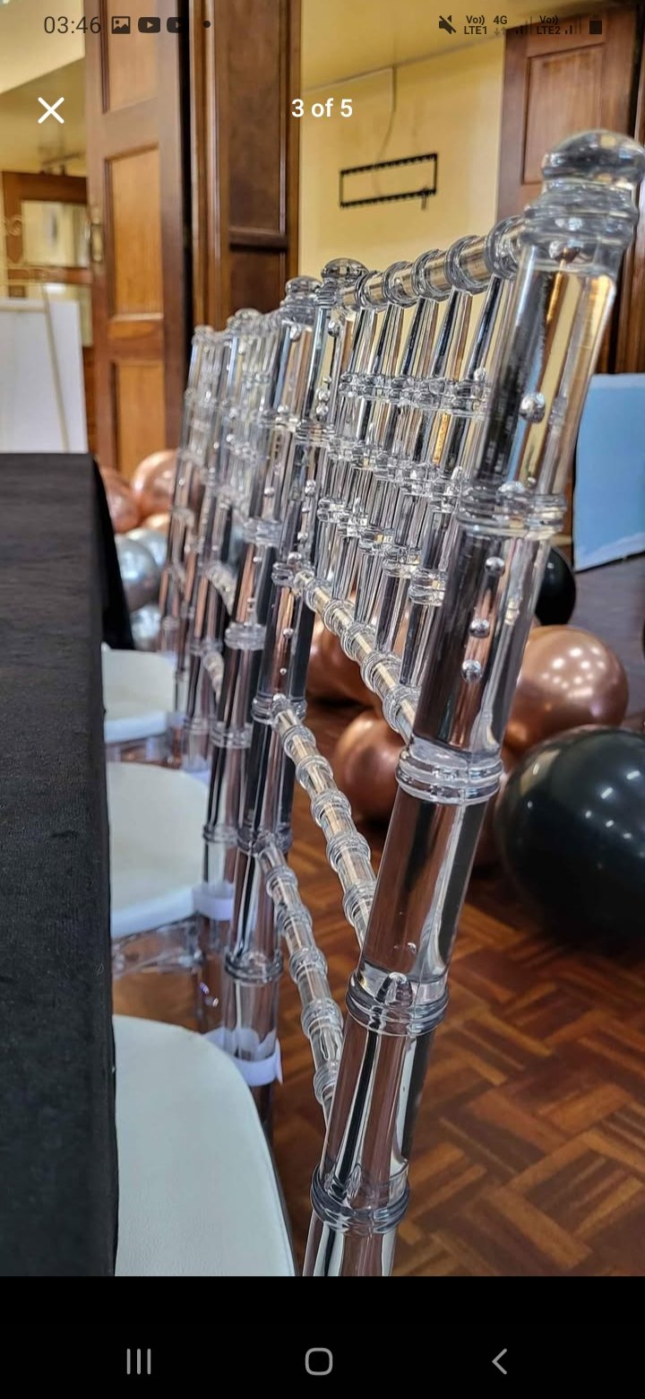 Clear Tiffany Chairs For Hire - image 3