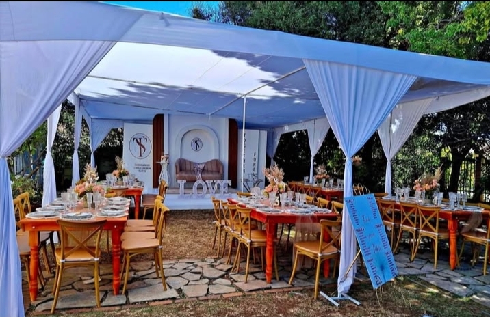 Cabana Tents  , Wooden Tables  &  Cross Back Chairs For Hire - image 3